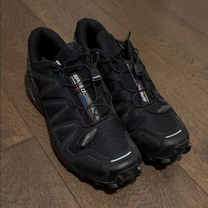 Salomon Black Athletic Shoes Speedcross 4 Trail Running